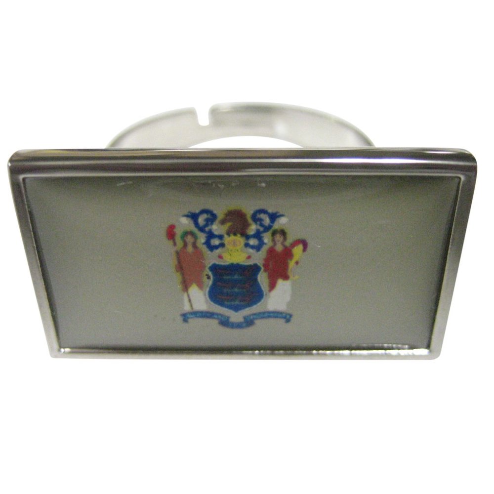 Thin Bordered New Jersey State Flag Adjustable Siz - image 1